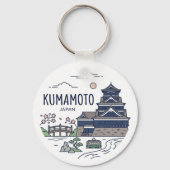 Kumamoto Sleutelhanger (Achterkant)