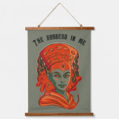 Kumari - De godin in mij Hangend Wandkleed (Voorkant)