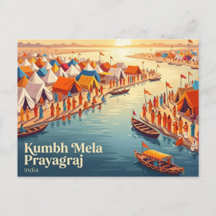 Kumbh Mela Prayagraj India Briefkaart
