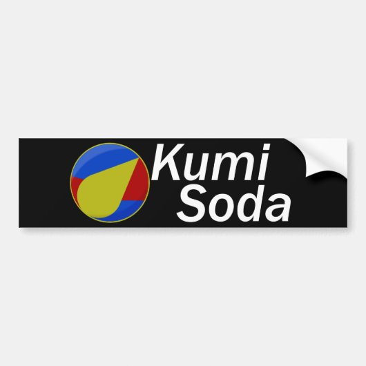 Kumi Soda Full Logo Bumpersticker (Voorkant)