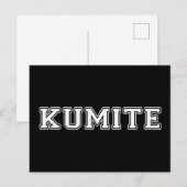 Kumite Briefkaart (Voorkant / Achterkant)
