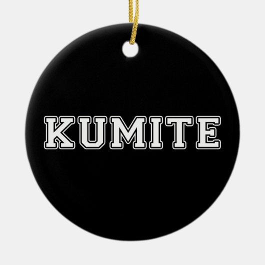 Kumite Keramisch Ornament (Voorkant)