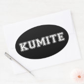 Kumite Ovale Sticker (Envelop)