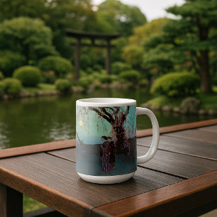 Kumoi Cherry Trees Japanse houtblok print repro Koffiemok