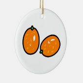Kumquat Keramisch Ornament (Rechts)