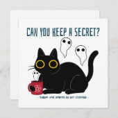 "Kun je een geheim bewaren dat er geesten in mijn Kaart (Voorkant / Achterkant)