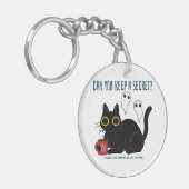 "Kun je een geheim bewaren dat er geesten in mijn  Sleutelhanger (Voorkant Links)