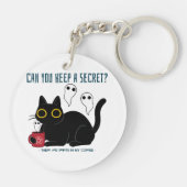 "Kun je een geheim bewaren dat er geesten in mijn  Sleutelhanger (Achterkant)