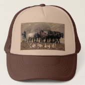 Kun je het graven? trucker pet (Voorkant)