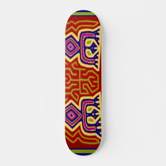 Kuna Indian Ancestral Spirit Skateboard (Devant)