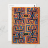 Kuna Indian Canoe Spirits Briefkaart (Voorkant / Achterkant)