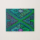 Kuna Indian Diamond Mola Legpuzzel (Horizontaal)