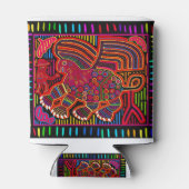 Kuna Indian Friendly Dragon Mola Blikjeskoeler (Achterkant)