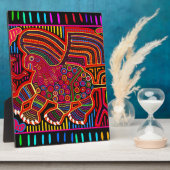 Kuna Indian Friendly Dragon Mola Fotoplaat (Zijkant)