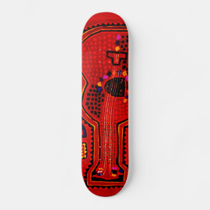 Kuna Indian Guitare Skateboard