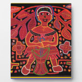 Kuna Indian in Cooking Hut - Tribal Fotoplaat (Voorkant)