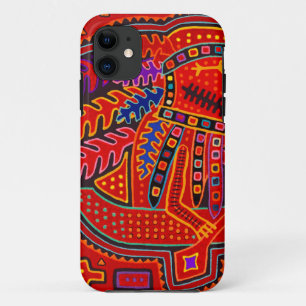 Kuna Indian Man in Canoe iPhone 11 Hoesje