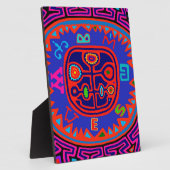 Kuna Indian Mola Compass Fotoplaat (Zijkant)