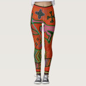 Kuna Indian Mola Leggings (Devant)
