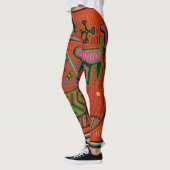 Kuna Indian Mola Leggings (Gauche)
