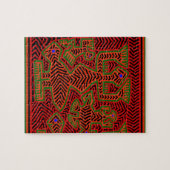 Kuna Indian Mola Spirits Legpuzzel (Horizontaal)