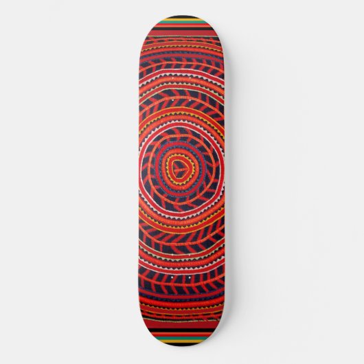 Kuna Indian Sun Universe Skateboard - Del Sol (Recto)