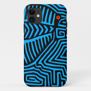 Kuna Indische Blauwe Vogel iPhone 11 Hoesje