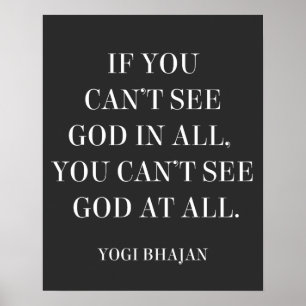 Kundalini goeroe citaat poster