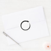 Kundalini ouroboros ronde sticker (Envelop)