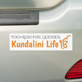Kundalini Reiki Fire Goddess Bumpersticker (Op auto)