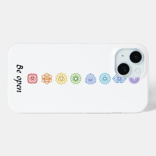 Kundalini Yoga Chakras is open Case-Mate iPhone Case (Achterkant (horizontaal))