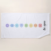 Kundalini Yoga Chakras is open Strandlaken (Voorkant)