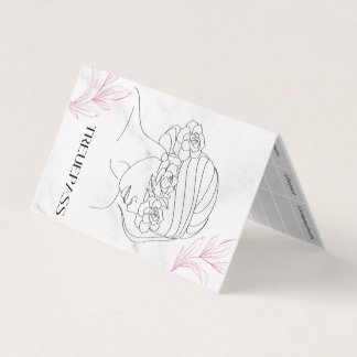 Kundekarte, Treuepass, Bonuskarten für Schönheit Visitekaartjes