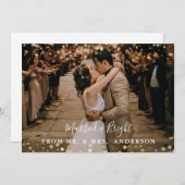 Kundenspezifische Joyeuse Carte de Noël (Devant / Derrière)