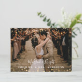 Kundenspezifische Joyeuse Carte de Noël (Debout devant)