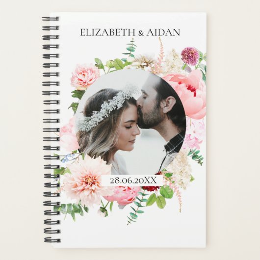 Kundenspezifischer Floraler Foto Planner (Voorkant)