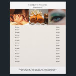 Kundenspezifischer Foto Preishear Salon Flyer<br><div class="desc">Kundenspezifischer Foto - Preishear - Flyer. Personalisiere dein Produkt in Minuten. Über "weiteres personalisieren" können Schriftart,  Schriftgröße,  Position und die Farbe geändert werden. Perfekt für Fotografen; Wellness,  Massage,  Beauté und alle anderen Serviceleistungen.</div>