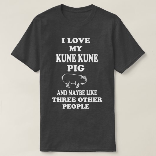 Kune Kune Pig T Shirt Gift Idea Baby Kunekune Pig  (Design voorkant)