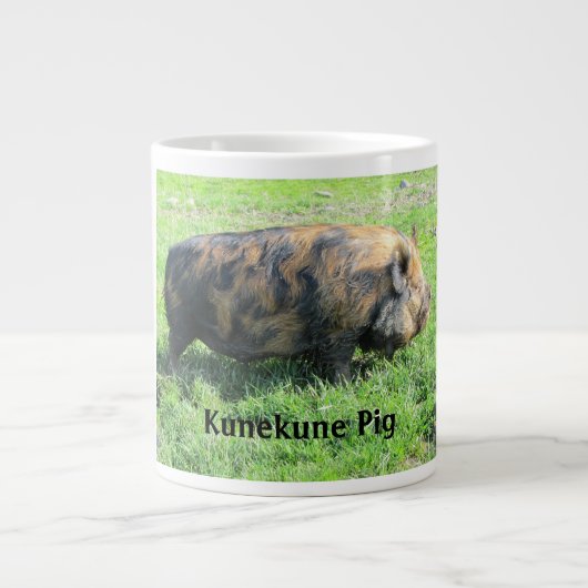 Kunekune Pig Jumbo Mok (Voorkant)