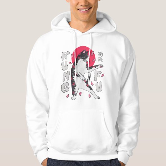 Kung Fu Cat Hoodie (Voorkant)