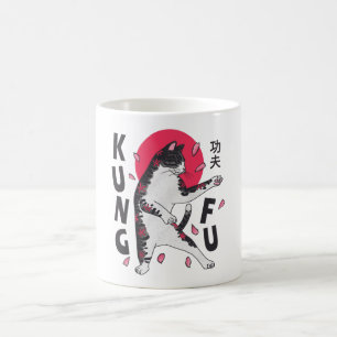 Kung Fu Cat Koffiemok