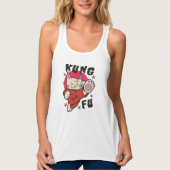Kung Fu Cat Tanktop (Voorkant)