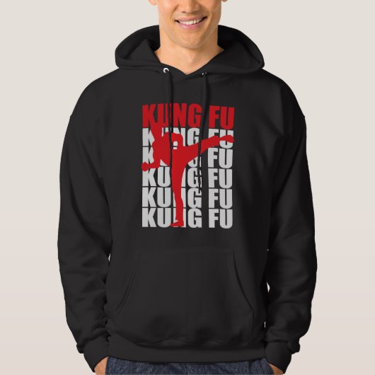 Kung Fu Dark Hoodie (Voorkant)
