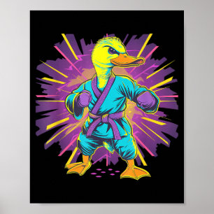 Kung Fu Eend Martial Arts Judo Eend Mma Taekwondo Poster
