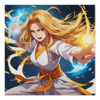 Kung Fu Fighter 15 Perfect Poster