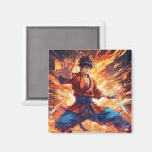 Kung Fu Fighter 1 Magneet (Voorkant / Achterkant)