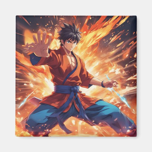 Kung Fu Fighter 1 Magneet (Voorkant)