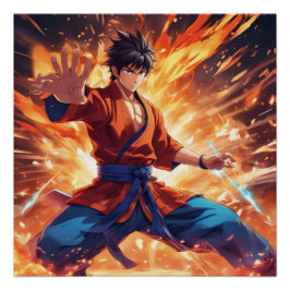 Kung Fu Fighter 1 Perfect Poster