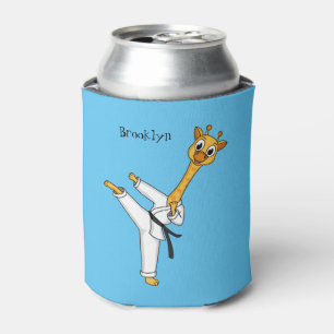 Kung Fu giraffe cartoon Blikjeskoeler