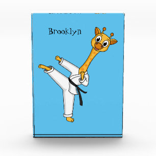 Kung Fu giraffe cartoon Fotoblokken